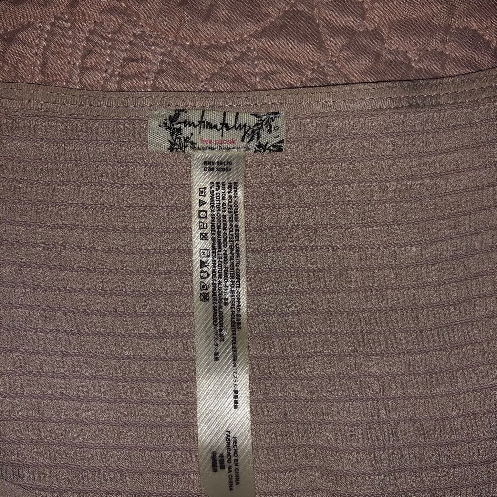 Free People silk bodysuit